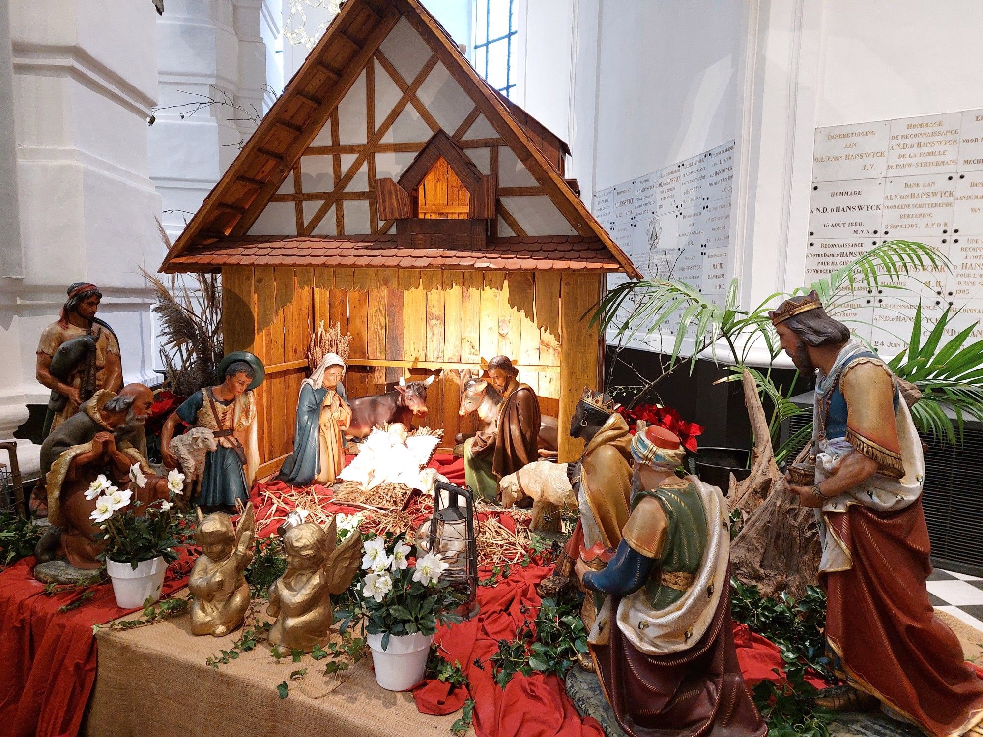 Kersttaferelen in de Hanswijkbasiliek