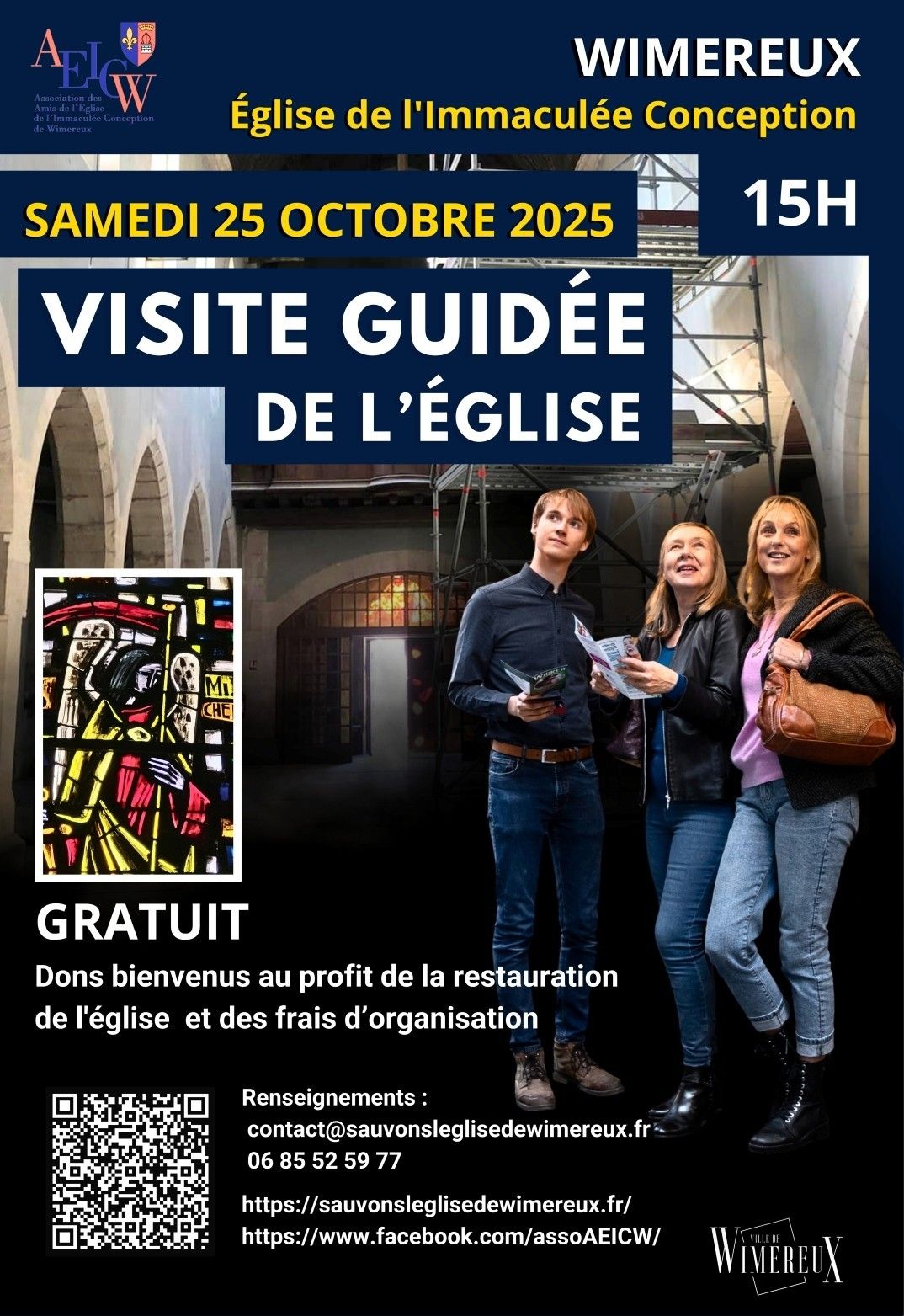 Découvrir l'église en travaux