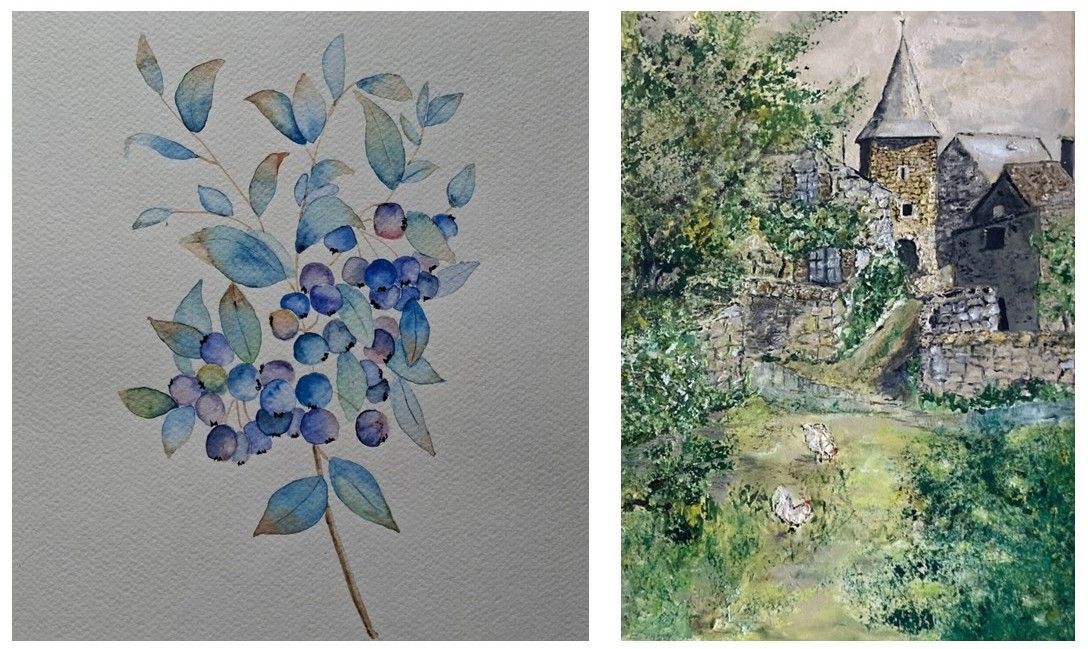 Tentoonstelling van schilderijen