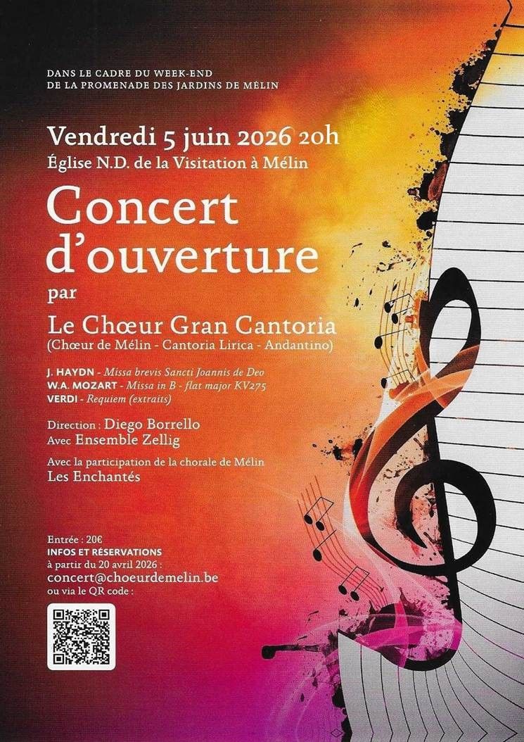 Concert d'ouverture de la promenade des jardins