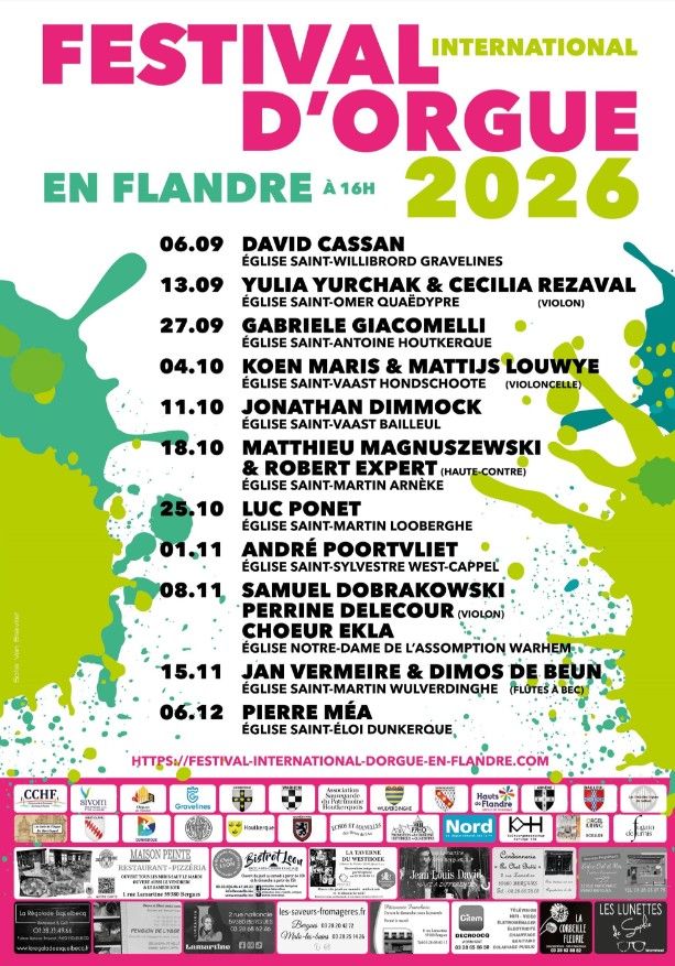 Internationaal orgelfestival in Vlaanderen