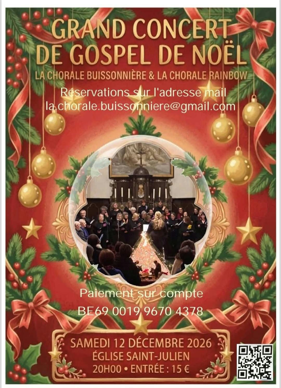 Großes Gospel-Weihnachtskonzert
