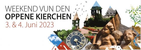 Weekend der offenen Kirchen in Luxemburg, 3. & 4. Juni 2023