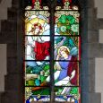 Glas-in-loodraam van Sint-Martinus