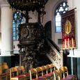 Baroque truth pulpit and communion bench