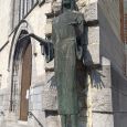 Outside: statue of Saint Francis